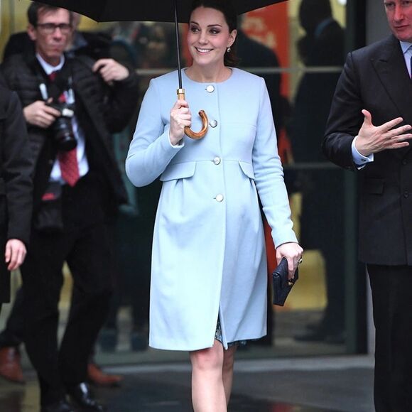 LUXE BY SERAPHINE Italian Wool & Cashmere Maternity Coat ASO Kate Middleton - Picture 1 of 15